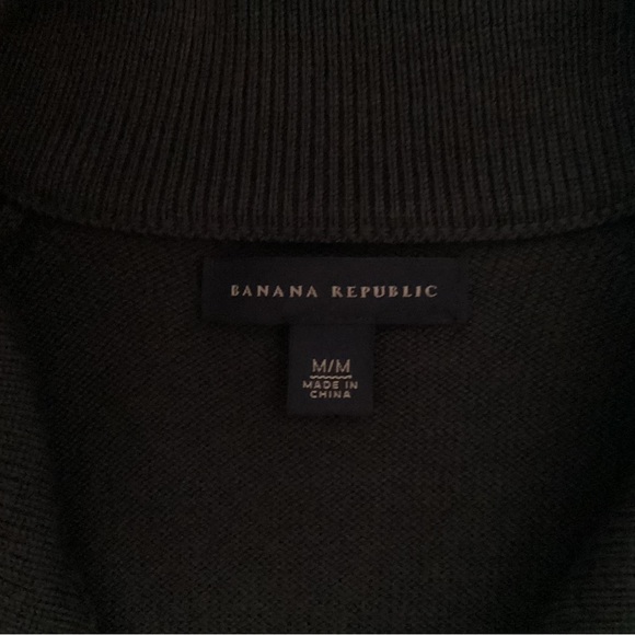 Banana Republic Wool Zip-Up Cardigan, Size M - Picture 5 of 8